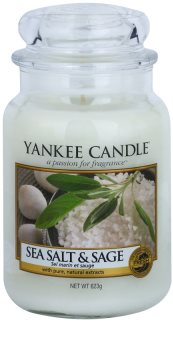 Yankee Candle Sea Salt & Sage Αρωματικό κερί 623 γρ Κλασικό μεγάλο