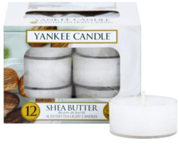 Yankee Candle Shea Butter świeczka typu tealight 12 x 9,8 g