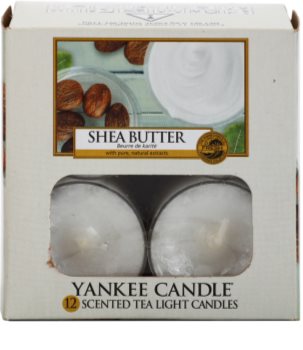 Yankee Candle Shea Butter świeczka typu tealight 12 x 9,8 g