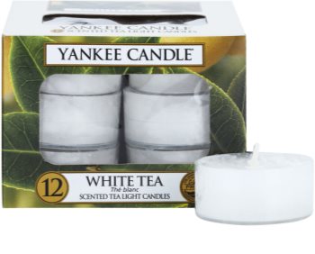 Yankee Candle White Tea świeczka typu tealight 12 x 9,8 g