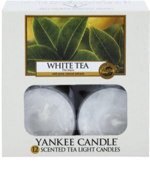 Yankee Candle White Tea świeczka typu tealight 12 x 9,8 g