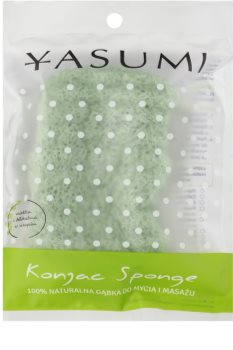 Yasumi Konjak Aloe Vera esponjita suave de limpieza para pieles secas y sensibles