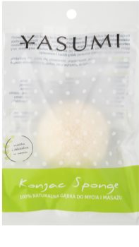 Yasumi Konjak Collagen esponja macia de limpeza para todos os tipos de pele