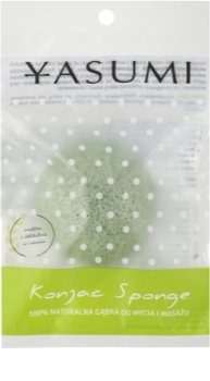 Yasumi Konjak Green Tea Zachte Reigingssponsje voor Vette Huid met Acne Neiging