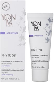 Yon-Ka Age Defense Phyto 58 creme de noite regenerador com ação renovadora para pele seca