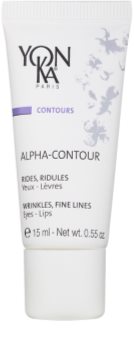 Yon-Ka Contours Alpha gel reparador antiarrugas para contorno de ojos y labios