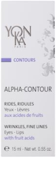 Yon-Ka Contours Alpha gel anti-rugas e regenerador para contorno dos olhos e lábios