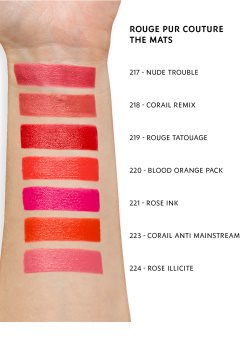 Yves Saint Laurent Rouge Pur Couture The Mats barra de labios matificante