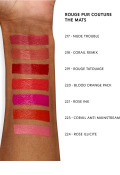 Yves Saint Laurent Rouge Pur Couture The Mats barra de labios matificante