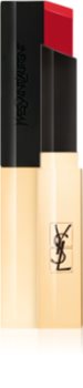 Yves Saint Laurent Rouge Pur Couture The Slim vékony mattító rúzs bőr hatással