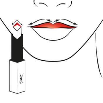 Yves Saint Laurent Rouge Pur Couture The Slim rouge à lèvres fin matifiant avec effet cuir