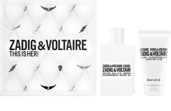 zadig & voltaire this is her! woda perfumowana 50 ml   zestaw  