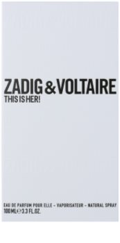 Zadig & Voltaire This Is Her! eau de parfum pentru femei 100 ml