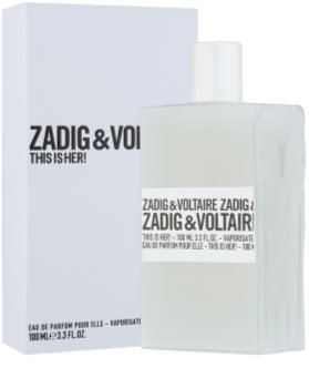 Zadig & Voltaire This Is Her! eau de parfum pour femme 100 ml