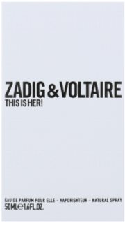 Zadig & Voltaire This Is Her! woda perfumowana dla kobiet 50 ml