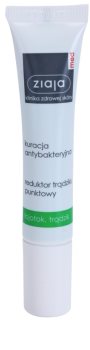 Ziaja Med Antibacterial Care trattamento localizzato anti-acne per viso, décolleté e schiena