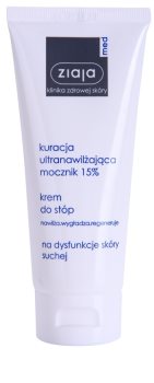 Ziaja Med Ultra-Moisturizing with Urea crema regeneratoare pentru picioare, cu efect de hidratare pe pielea fierbinte