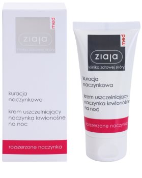Ziaja Med Capillary Care posilující noční krém zabraňujíci praskání a tvorbě nových rozšířených žilek