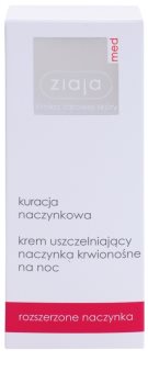Ziaja Med Capillary Care posilující noční krém zabraňujíci praskání a tvorbě nových rozšířených žilek