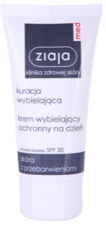 Ziaja Med Whitening Care schützende Creme gegen Pigmentflecken SPF 20
