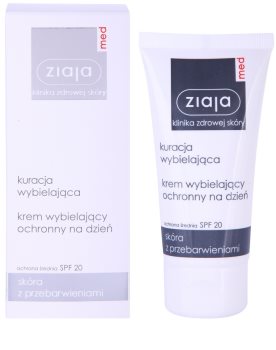 Ziaja Med Whitening Care schützende Creme gegen Pigmentflecken SPF 20