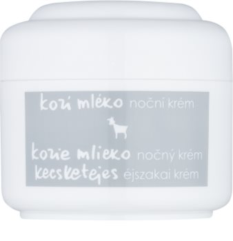 Ziaja Goat's Milk nährende Nachtcreme für trockene Haut