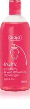 Ziaja Fruity Cranberry & Wild Strawberry зволожуючий гель для душу