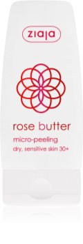 Ziaja Rose Butter tělový peeling s mikrogranulkami 30+