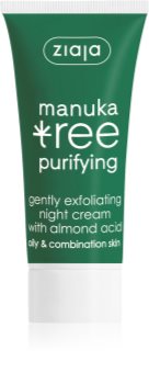 Ziaja Manuka Tree Purifying creme exfoliante de noite antiacne