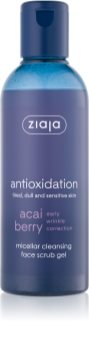 Ziaja Acai Berry gel micellare detergente effetto scrub
