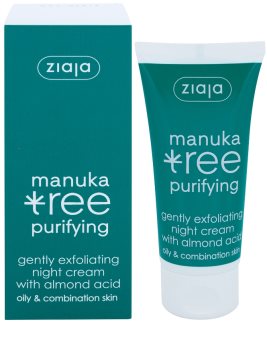 Ziaja Manuka Tree Purifying Peeling-Nachtcreme gegen Akne