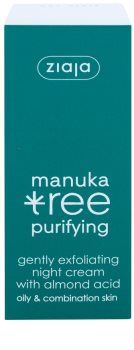 Ziaja Manuka Tree Purifying Peeling-Nachtcreme gegen Akne