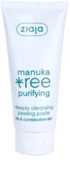 Ziaja Manuka Tree Purifying čisticí peelingová pasta pro normální až mastnou pleť
