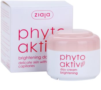 Ziaja Phyto Aktiv aufhellende Tagescreme für empfindliche Haut mit der Neigung zum Erröten