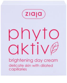 Ziaja Phyto Aktiv aufhellende Tagescreme für empfindliche Haut mit der Neigung zum Erröten