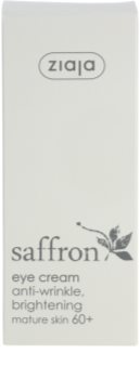 Ziaja Saffron aufhellende Augencreme gegen Falten
