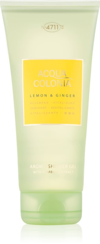 4711 Acqua Colonia Lemon & Ginger sprchový gél unisex 200 ml