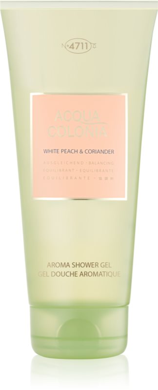 4711 Acqua Colonia White Peach & Coriander sprchový gél unisex 200 ml