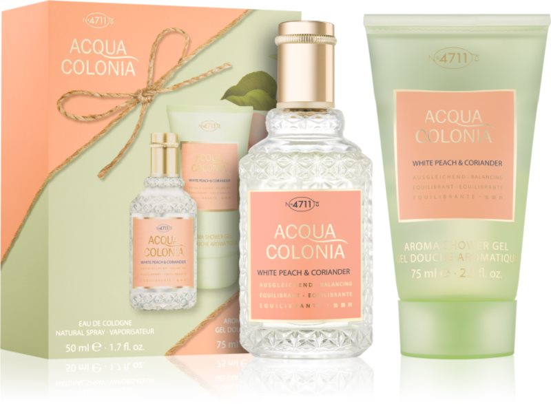 4711 Acqua Colonia White Peach & Coriander подаръчен комплект II.