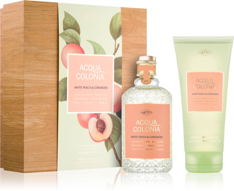 4711 Acqua Colonia White Peach & Coriander σετ δώρου I.