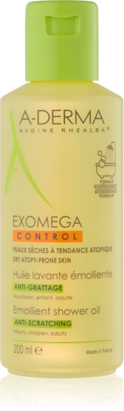 A-Derma Exomega Softening Shower Oil for Dry and Atopic Skin
