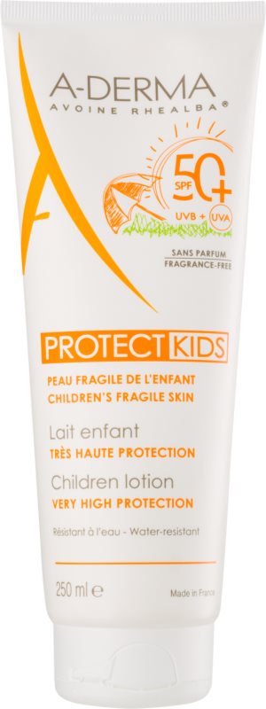 A-Derma Protect Kids Ptrotectie solara pentru copii SPF 50+