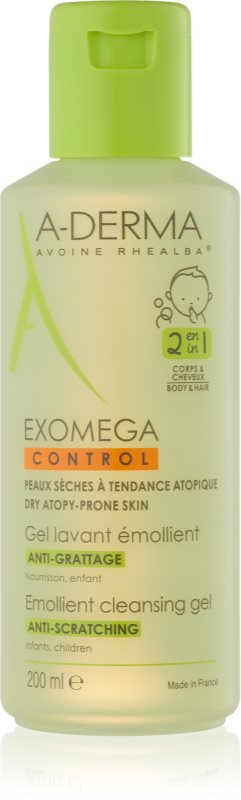 A-Derma Exomega пом'якшувальний гель для вмивання для дітей