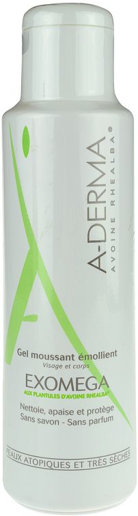 A-Derma Exomega gel moussant adoucissant pour peaux très sèches et atopiques