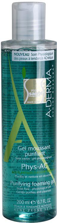 A-Derma Phys-AC pjenasti gel za čišćenje za problematično lice, akne