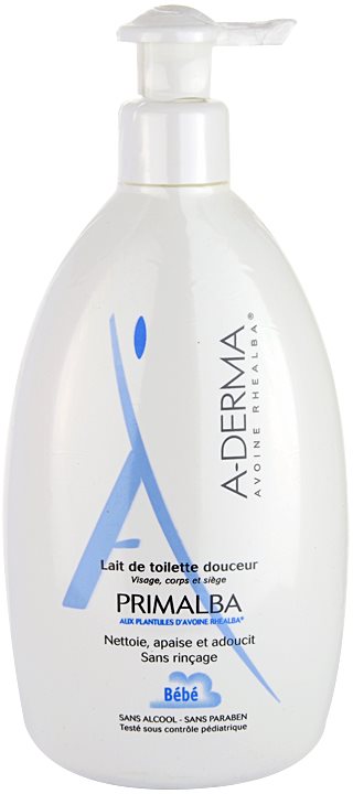 A-Derma Primalba Baby leite de limpeza para crianças