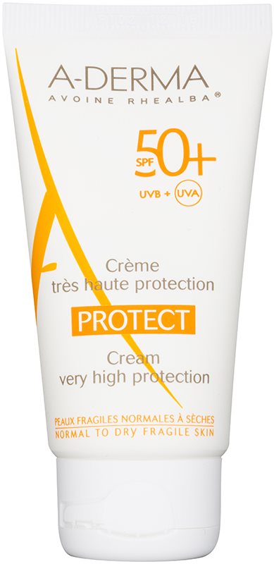 A-Derma Protect crema pentru protectia tenului normal si uscat SPF 50+
