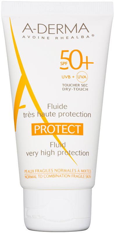 A-Derma Protect zaščitni fluid za normalno do mešano kožo SPF 50+