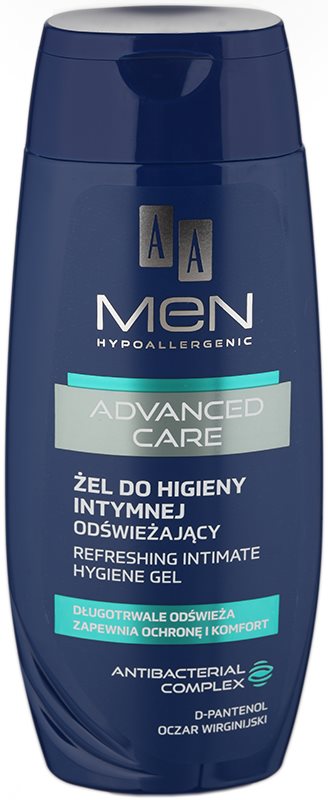 AA Cosmetics Men Advanced Care osvěžující gel na intimní hygienu