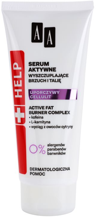 AA Cosmetics Help Stubborn Cellulite karcsúsító szérum hasra és derékra